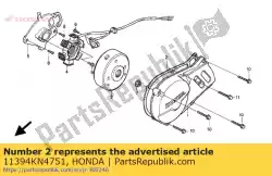 Qui puoi ordinare guarnizione, l. Baia del basamento da Honda , con numero parte 11394KN4751: