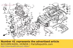 Here you can order the body, r. Armrest from Honda, with part number 82310MCA000: