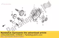 23422GEZ000, Honda, engrenagem, contador (42t) honda nps 50 2005 2006 2007 2008 2009 2010 2011 2012, Novo