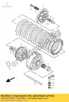 2141037810, Suzuki, conjunto de cubo, embrague suzuki rm 250 1998 1999 2000 2001 2002 2003, Nuevo