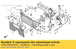 Qui puoi ordinare nessuna descrizione disponibile al momento da Honda , con numero parte 19030MV9931:
