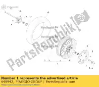 649942, Piaggio Group, roda dianteira completa piaggio x x evo x8 zapm36401 zapm36601 125 150 180 200 250 300 400 500 2000 2002 2004 2005 2006 2007 2008 2009 2016, Novo