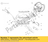 AP8150501, Aprilia, rondella, Nuovo