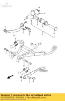 4231026D00, Suzuki, stojak, prop. suzuki gsx 1100 1991 1992 1993 1994, Nowy