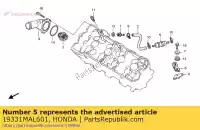 19331MAL601, Honda, valvola termica del liquido di raffreddamento del carburatore honda cbr 600 1995 1996 1997 1998, Nuovo