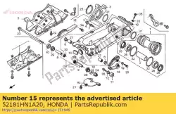 Here you can order the slider, chain guide from Honda, with part number 52181HN1A20: