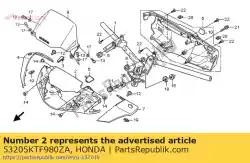 Aqui você pode pedir o capa, fr. Identificador * nh1 * (nh1 preto) em Honda , com o número da peça 53205KTF980ZA: