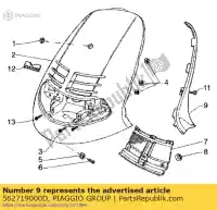 562719000D, Piaggio Group, defletor piaggio hexagon hexagon gt hexagon gtx hexagon lx super exagon gtx super hexagon gtx 125 180 250 1997 1998 1999 2003, Novo