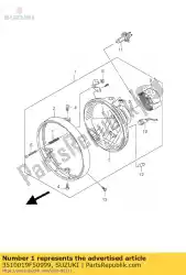 Aquí puede pedir conjunto de faros de Suzuki , con el número de pieza 3510019F50999: