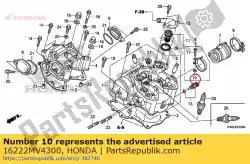 Tutaj możesz zamówić nakr? Tka kwadratowa 5mm od Honda , z numerem części 16222MV4300: