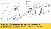 8249005059, Piaggio Group, kotflÜgel vespa et 125 4, New