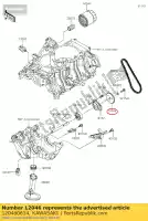 120460614, Kawasaki, 01 pignon, pompe à huile, 31t kawasaki  1000 2020, Nouveau