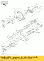 120CA0860, Kawasaki, soquete de parafuso, 8x60 zx1000nff kawasaki h2 1000 2015 2016, Novo