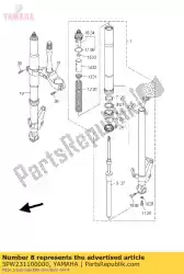 Aquí puede pedir tubo interior comp. 1 de Yamaha , con el número de pieza 5PW231100000: