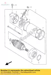 suzuki 3115044B00 o-ring - Onderkant