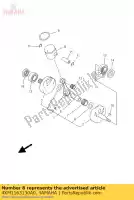 4XM1163130A0, Yamaha, piston (std) yamaha yz 125 1997 1998 1999 2000 2001, Nouveau