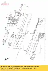 Qui puoi ordinare copertura, faro da Yamaha , con numero parte 3HT231310000: