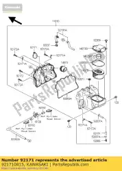 Here you can order the clamp,oval,66mm zr1000b7f from Kawasaki, with part number 921710815: