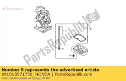 Aqui você pode pedir o jato, principal, # 175 em Honda , com o número da peça 991013571750: