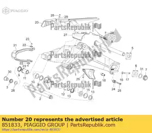Piaggio Group 851833 os?ona ?a?cucha - Dół