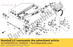 Ici, vous pouvez commander le pas de description disponible pour le moment auprès de Honda , avec le numéro de pièce 52146KS6010: