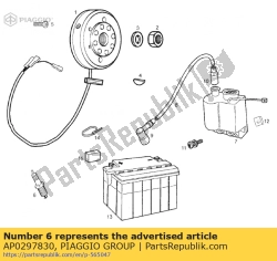 Aprilia AP0297830, Vela de ignição br10eg, OEM: Aprilia AP0297830