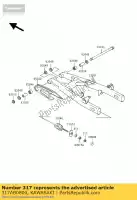 317AB0800, Kawasaki, nut-hex-small, 8mm, bla gemeenschappelijk kawasaki c6 united kingdom c7 europe uk nl gr sa c7 united kingdom c8 united kingdom eliminator ke 50 80 125 1985 1988 1989 1990 2000 2002 2003 2004 2005 2006 2007, Nieuw