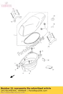 yamaha 2ACF8199E000 o / m yn50f / fm - Lado inferior