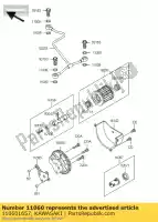 110601657, Kawasaki, gasket, oil-pump klf300-b8 kawasaki klf 300 2000 2001 2002 2003 2004 2005 2006, New