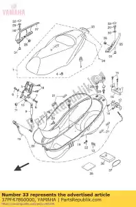 yamaha 37PF47860000 emblema - Lado inferior