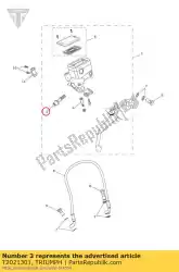 Here you can order the piston set m/cyl 15. 875 from Triumph, with part number T2021301: