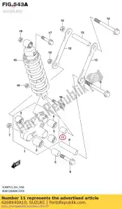 suzuki 6268440A10 espaçador traseiro - Lado inferior