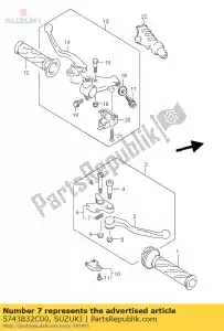 suzuki 5743832C00 veer - Onderkant