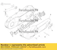 B0159005, Piaggio Group, volledige transmissiekap piaggio beverly bv x x10 zapm69 zapm69300, zapm69400 zapma20s zapma2200 350 2011 2012 2013 2014 2015 2016 2017 2018 2019 2020 2021 2022, Nieuw