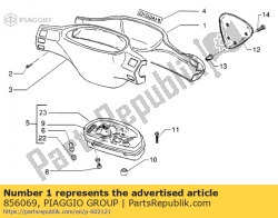 Aprilia 856069, Pokrywa ko?a ?a?cuchowego, OEM: Aprilia 856069