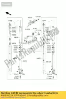 440370019, Kawasaki, forcella-supporto sotto kawasaki zx10r ninja c  zx 10rr 10r 1000 , Nuovo