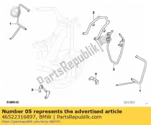 bmw 46522316897 bracket rear - Bottom side