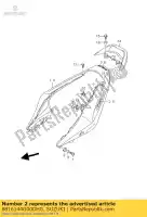 6816144G00DHG, Suzuki, emblème, siège tai suzuki gsr  u a s gsr600 600 , Nouveau