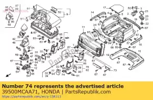 Honda 39500MCAA71 switch assy., passageiro s - Lado inferior