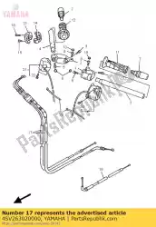 Here you can order the throttle cable assy from Yamaha, with part number 4SV263020000: