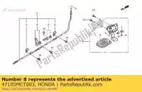 47105MCT003, Honda, hendel comp., handrem honda fjs silver wing d a fjs600a fjs600d 600 , Nieuw