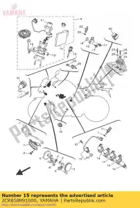 yamaha 2CR858991000 sensor, versnellingspositie - Onderkant