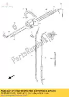 5838022D00, Suzuki, cavo, thr.no.4 suzuki rgv  rgv250 250 , Nuovo