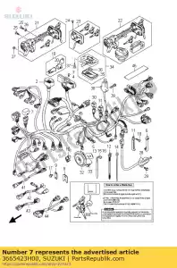 suzuki 3665423H00 boné, ts - Lado inferior