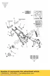 lager van Triumph, met onderdeel nummer T3800055, bestel je hier online: