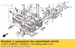 Honda 12021149405 gids, inlaatklep - Onderkant