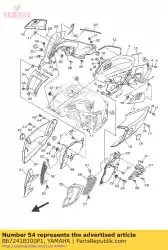 Tutaj możesz zamówić pokrywa, zbiornik od Yamaha , z numerem części B67241B100P1: