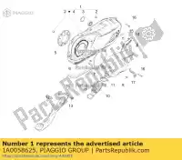 1A0058625, Piaggio Group, couvercle de transmission complet piaggio liberty rp8m89100, rp8ma4100 rp8m89130, rp8ma4110, rp8ma4111 rp8md4100 125 2015 2016 2017 2018 2019 2020 2021 2022, Nouveau