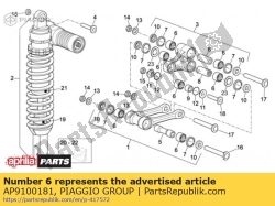 Aprilia AP9100181, Naaldlager 20x27x15, OEM: Aprilia AP9100181