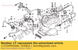 Aquí puede pedir tubo, l. Filtro de aire sub de Honda , con el número de pieza 17254MR5000:
